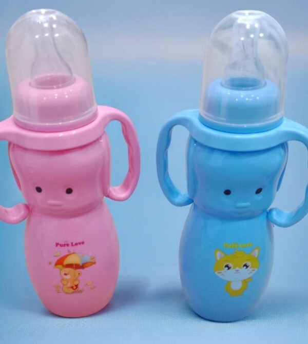 Pure Love Feeding Bottle - 280m/9oz | Feeding Bottle with handle & Exciting Shape!
