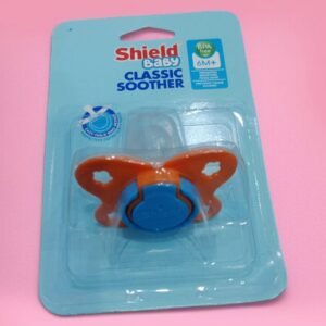 Baby Classic Soother For 6 Month Plus | Shield Soother Easy-Hold Ring Design BPA Free