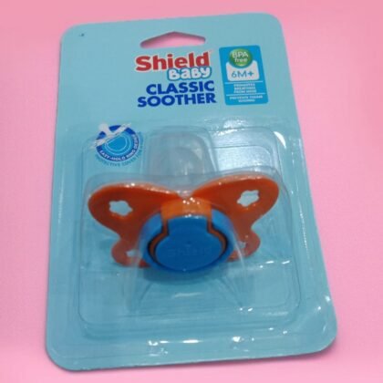 Baby Classic Soother For 6 Month Plus | Shield Soother Easy-Hold Ring Design BPA Free