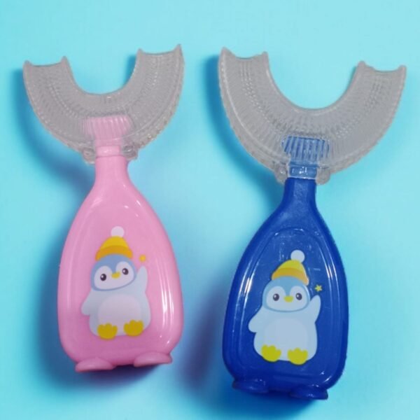 Silicon Toothbrush for 0-12 Year Children's | U-Shaped Toothbrush for kids - Image 2
