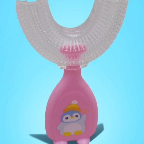 Silicon Toothbrush for 0-12 Year Children's | U-Shaped Toothbrush for kids - Image 3