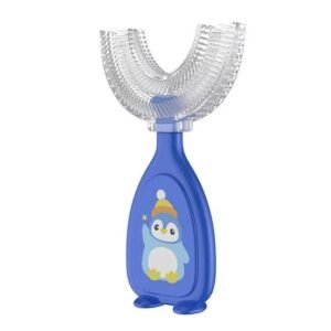 Silicon Toothbrush for 0-12 Year Children's | U-Shaped Toothbrush for kids