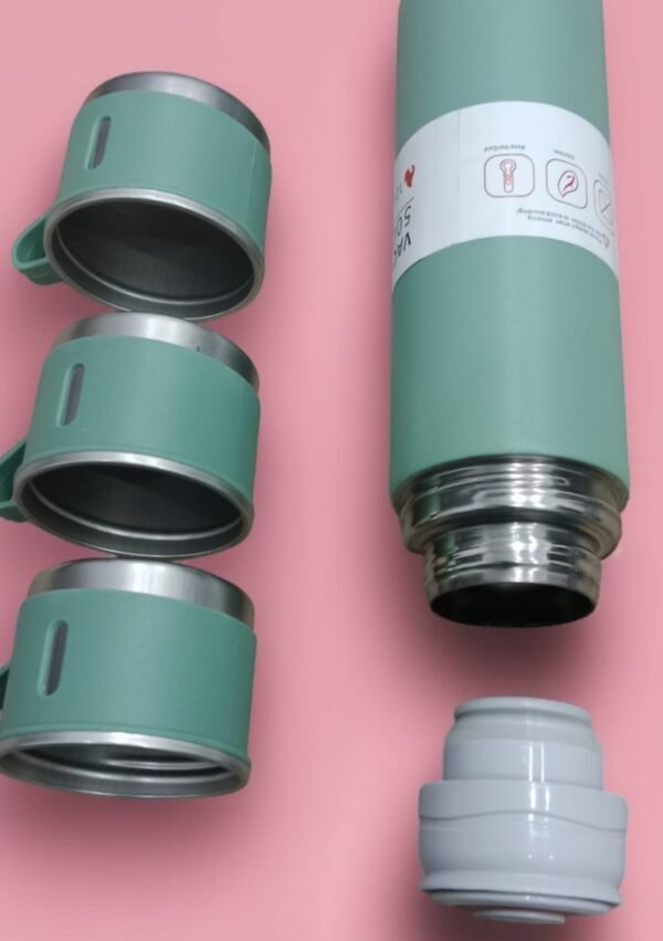 Double Layer Stainless Steel vacum Thermos Flask- 500ml | Hot And Cold Vacuum Flask set - Image 4