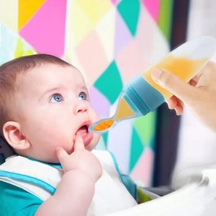 Baby Silicon Spoon Feeder for Cerelac Feeding | Best Feeder for Feeding