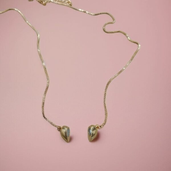 Elegant Golden Jewellery Set | Ring Bracelet And Necklace - Image 5