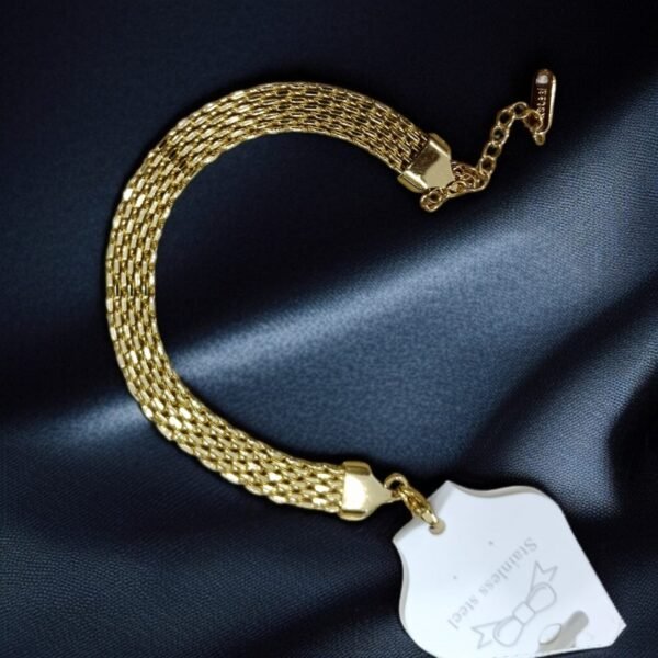 Stainless Steel Plain Cartier Bangle or Bracelet for Women | Original Golden Bracelet - Image 3
