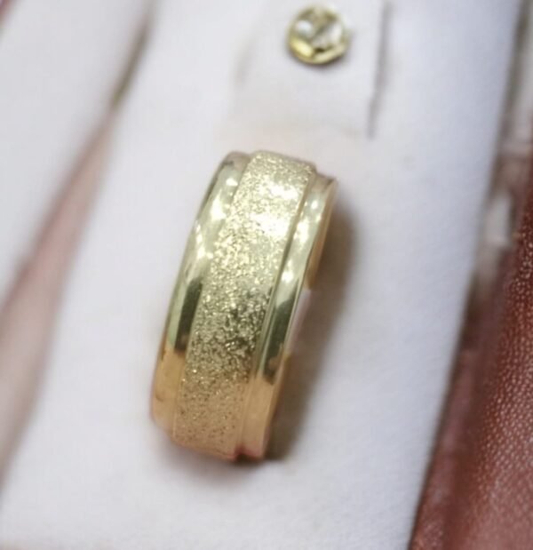 Golden Color Ring for Women | High Quality Gold Matte Color Ring - Image 3