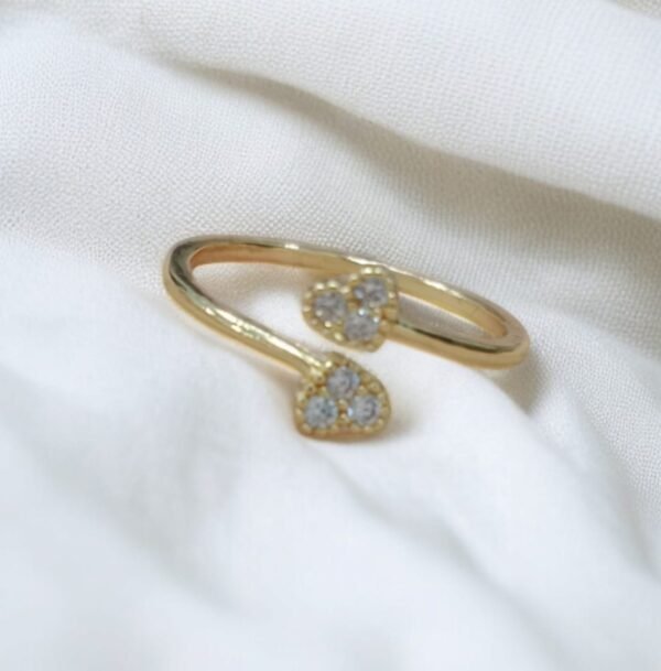 Elegant Golden Jewellery Set | Ring Bracelet And Necklace - Image 7