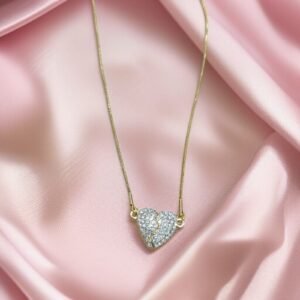 Magnetic Heart Love Necklace | Original Golden Plated Color Locket