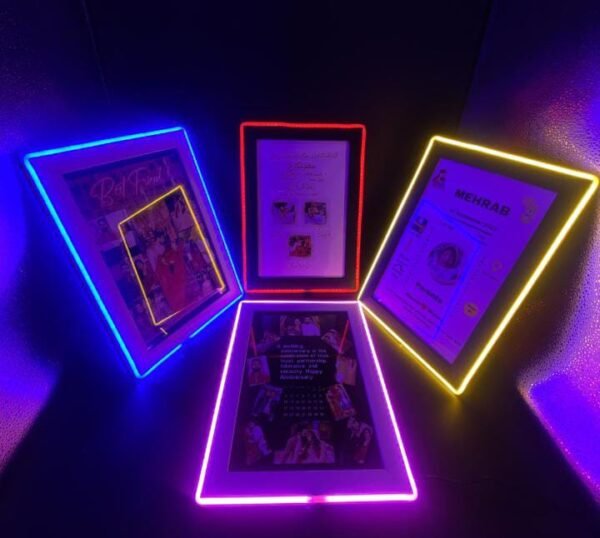 Customised Neon frame With Lights - Image 4