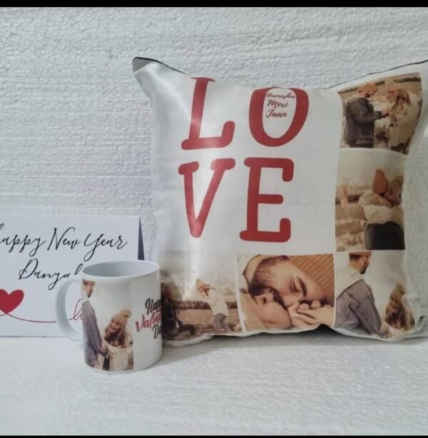 Customised Simple Cushion or Mug and Card