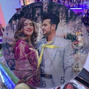 Customised Acrylic clock 12 by 12 Inches