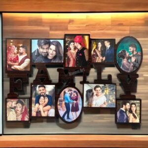 Customised MDF Frame for Family 16 by 16 Inches