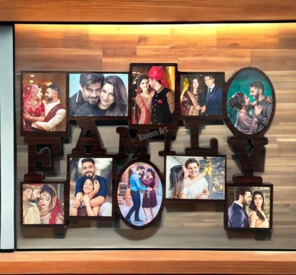 Customised MDF Frame for Family 16 by 16 Inches