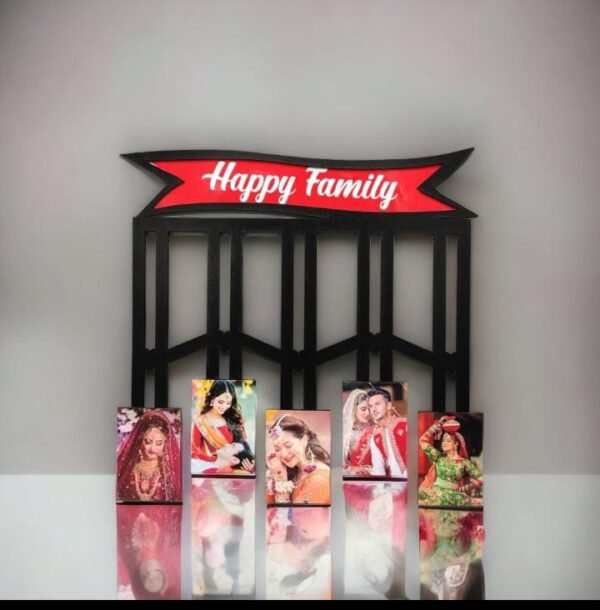 Customised MDF Frame for Family 16 by 16 Inches - Image 7