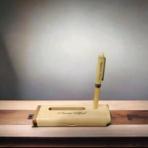 Customised Wooden Pen And Pen or Card Holder