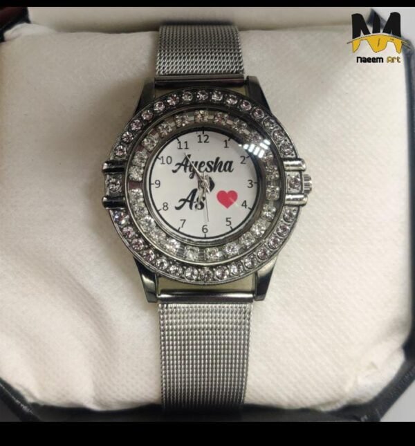 Customised Metal Watch with Box - Image 3