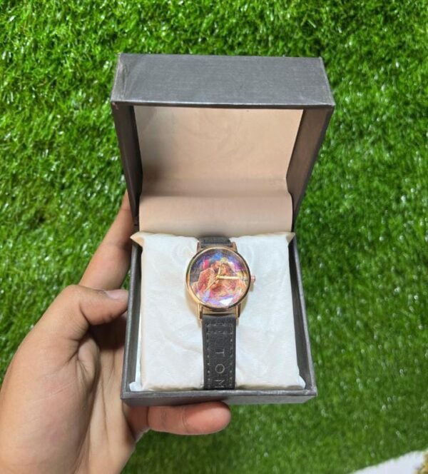 Customised Leather Watch with Box - Image 2