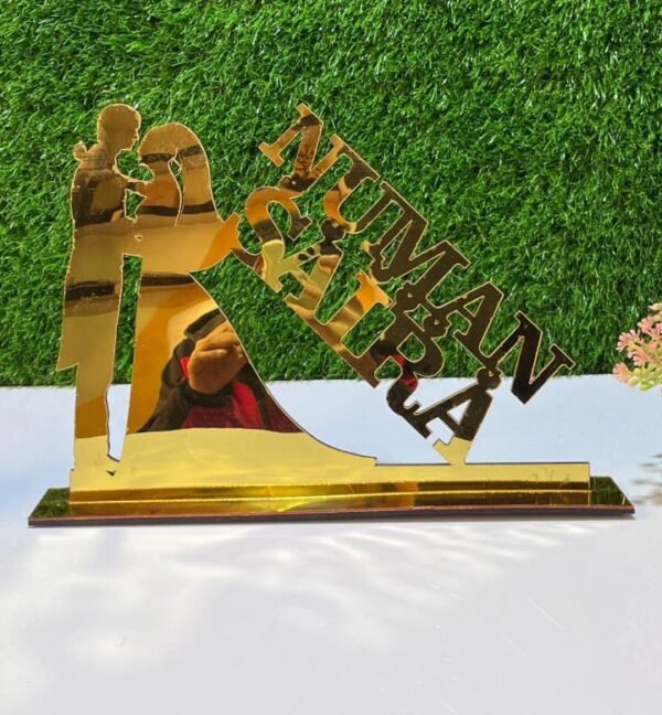 Customised Golden acrylic cutout 12 by 12 - Image 4