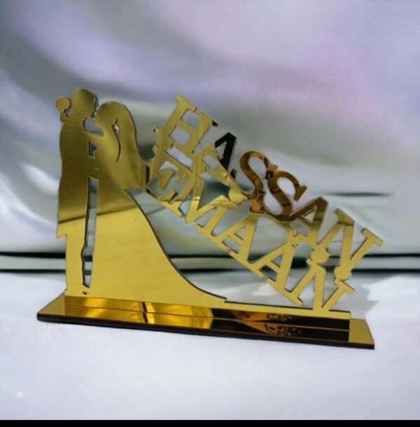 Customised Golden acrylic cutout 12 by 12 - Image 5