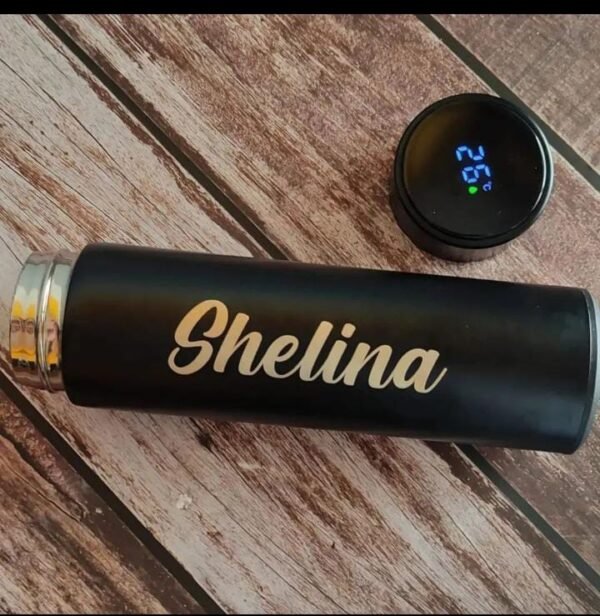 Customised Water Bottle With Led Temperature Display - Image 2