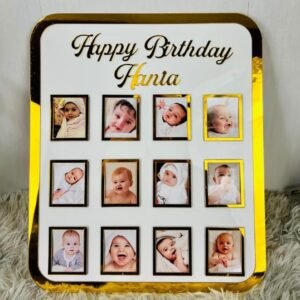 Baby years Acrylic Frame | For Birthday Remember Frame