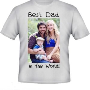 Customised White T-Shirt Print your picture