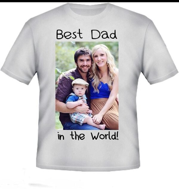 Customised White T-Shirt Print your picture