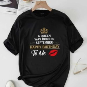 Customised Black T-Shirt