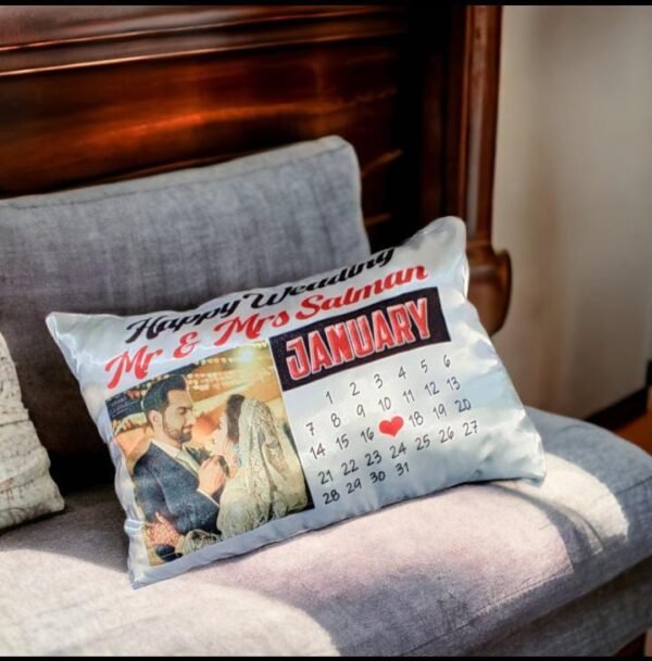 Customised Simple Print Pillow 14 by 18 - Image 4