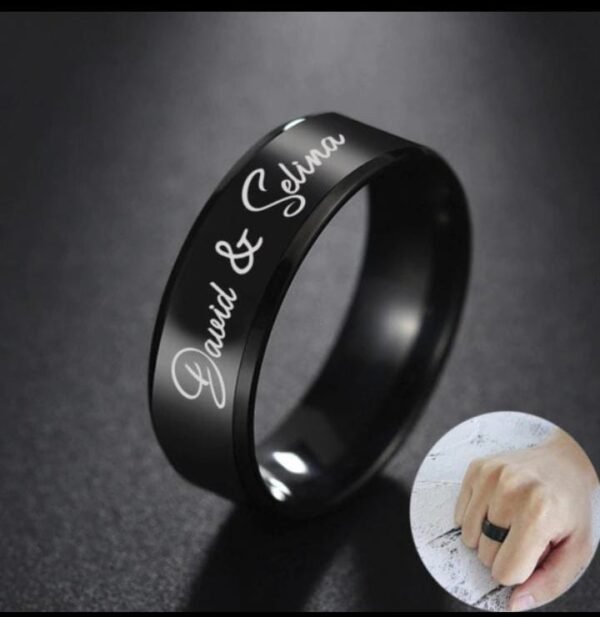 Customised Ring With Name - Image 2