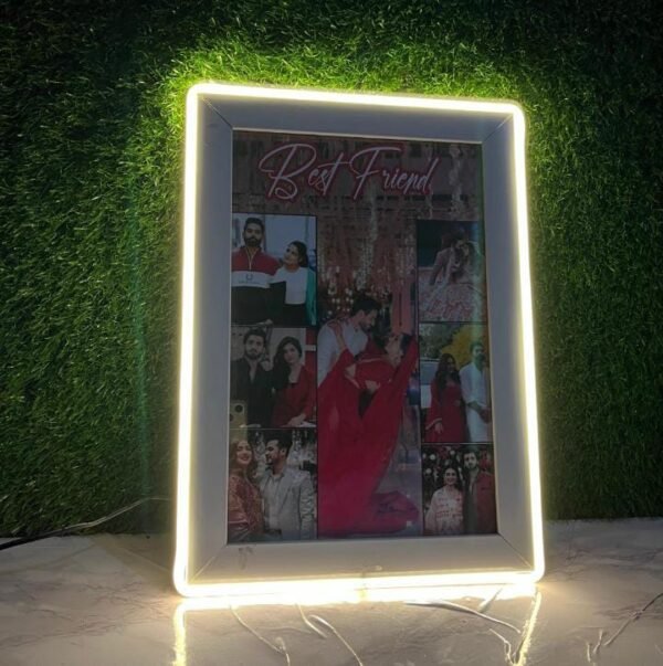 Customised Neon frame With Lights - Image 3