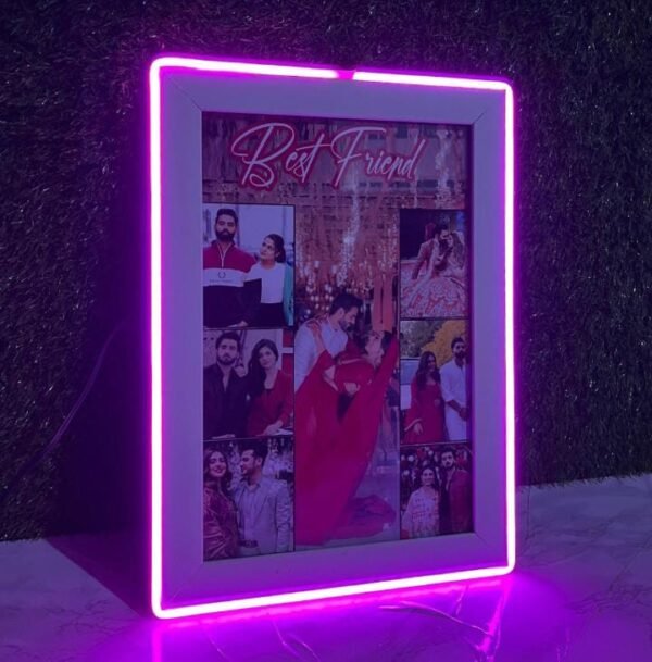 Customised Neon frame With Lights - Image 2