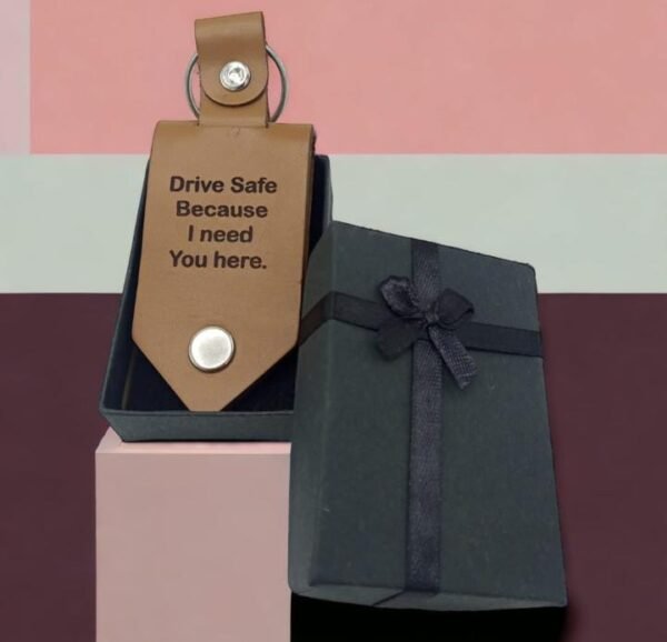 Customised Leather keychain - Image 2